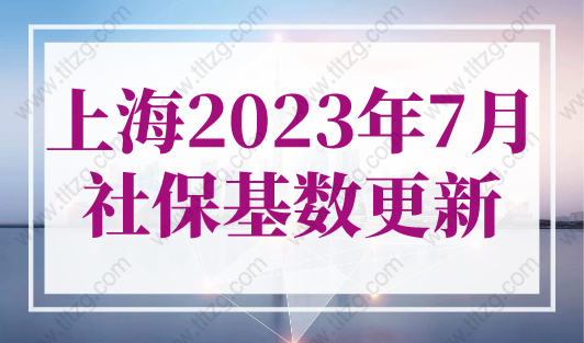 上海2023年7月社保基数更新（上海社保缴费标准一览表）