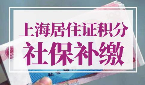 上海居住证积分社保补缴算吗