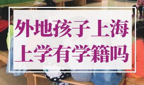 外地孩子上海上学有学籍吗