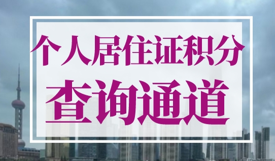 上海怎么查自己有多少积分