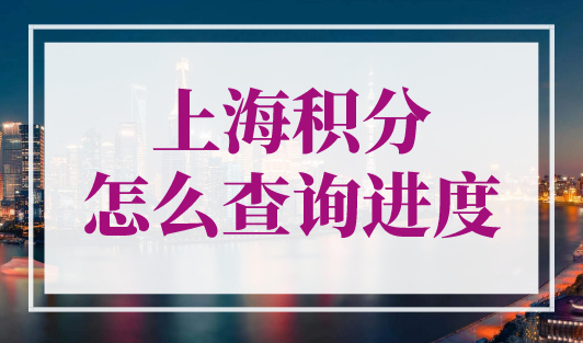 上海积分怎么查询进度？2023年上海积分入户查询系统！