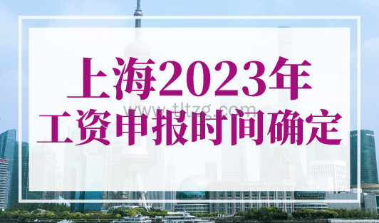 上海2023年工资申报时间确定！决定2023年上海落户社保基数！