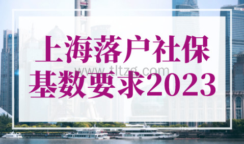 上海落户社保基数要求2023，最新官方社保缴费标准有变！