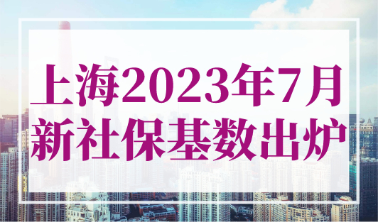 上海2023年7月新社保基数出炉，1倍社保基数为11396元！