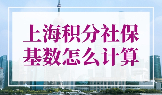 上海积分社保基数怎么计算？最新社保缴费价格表一览