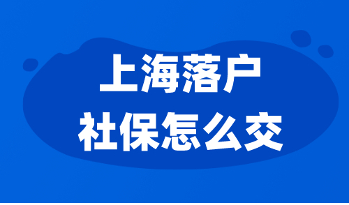 上海落户社保怎么交