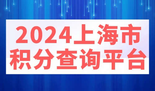 2024上海市积分查询平台