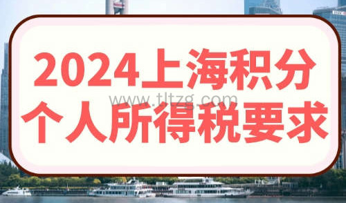 2024上海积分个人所得税要求