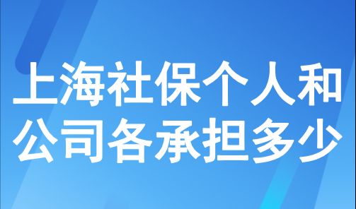 上海社保个人和公司各承担多少？2024落户上海社保基数标准！