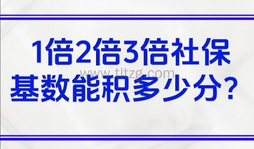 2025上海社保基数查询方法,1倍2倍3倍社保基数能积多少分?