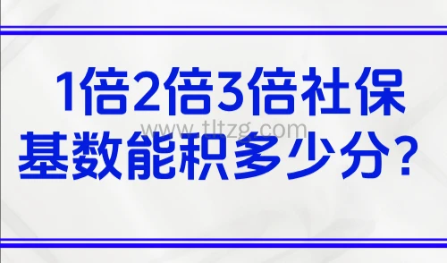 2025上海社保基数查询方法,1倍2倍3倍社保基数能积多少分?