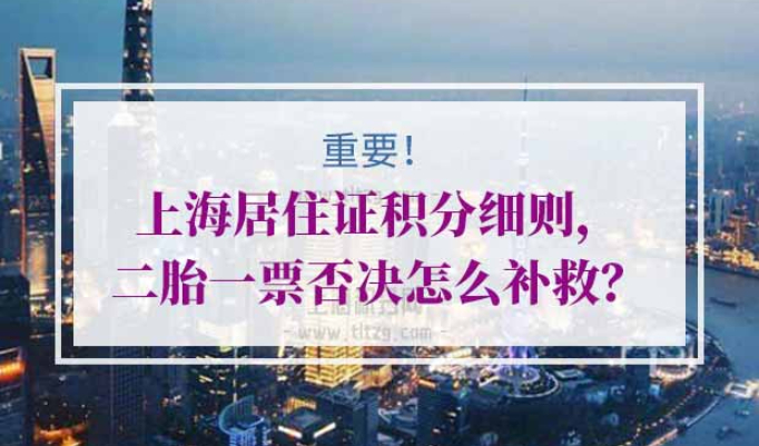 上海居住证积分细则二胎