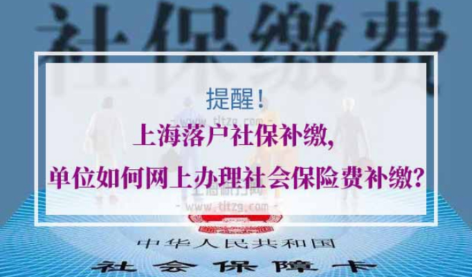 上海落户社保补缴