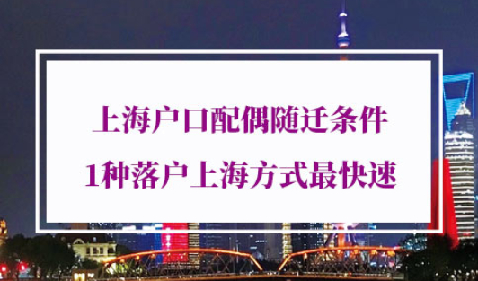 上海户口配偶随迁条件