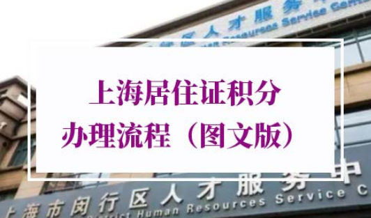 2021年上海居住证积分办理流程