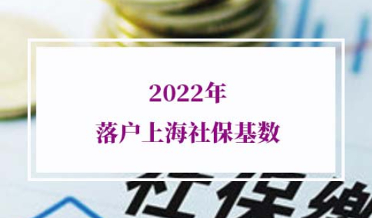 2022年落户上海社保基数要求