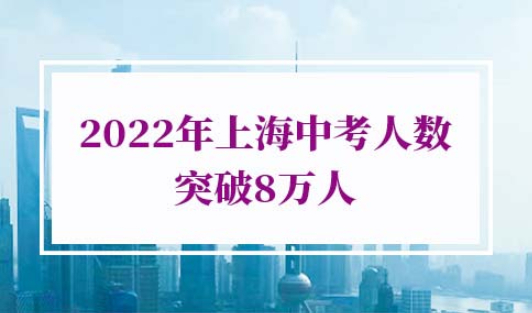 2022年上海中考人数