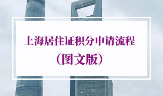 2022年上海居住证积分申请流程