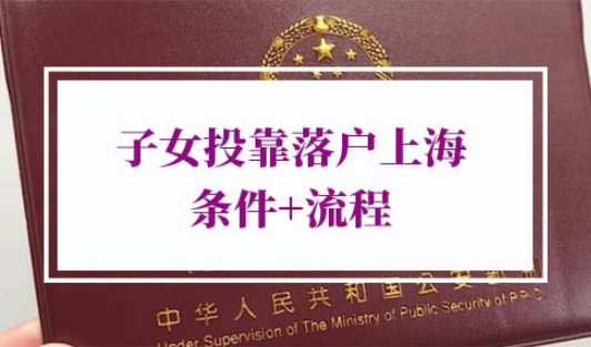2022年子女投靠落户上海条件