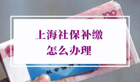 上海社保补缴怎么办理