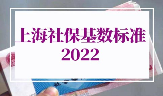 上海社保基数标准2022