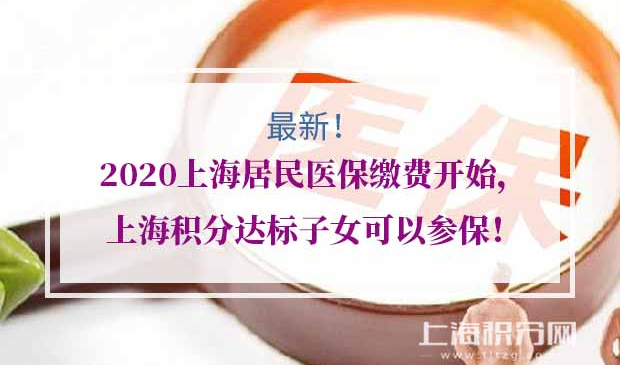 2020上海居民医保缴费