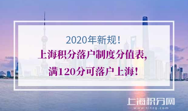 2020年上海积分落户