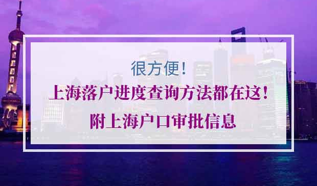 2020年上海落户进度查询方法