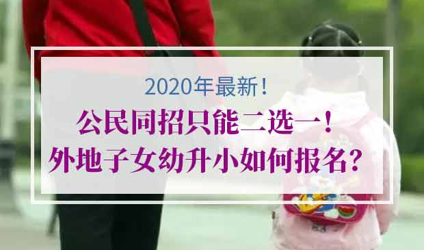 2020年外地子女幼升小报名